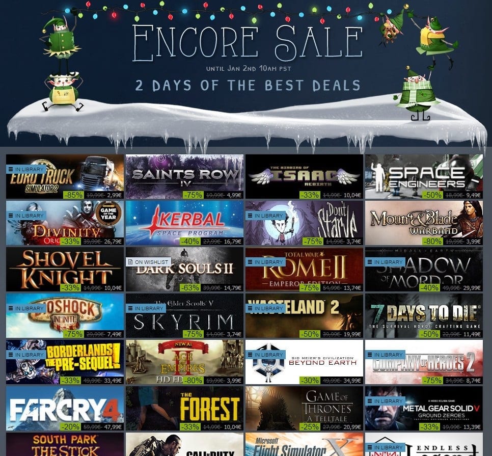 Here S The List Of Video Game Christmas Sales For 2017 Gamebyte
