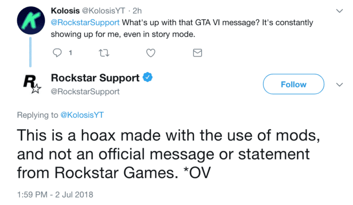 GTA 6 Coming In 2019 According To Message From Rockstar Bfbfbfbf 700x406 