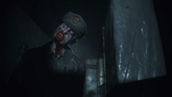 Zombie in resident evil 2 remake