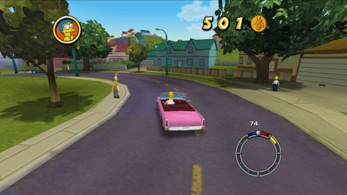 simpsons hit and run