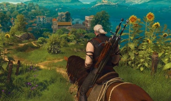 Geralt on horse