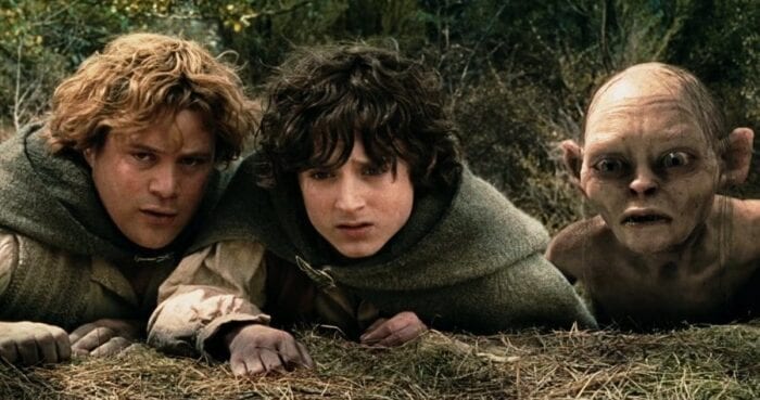 Sam and Frodo in lord of the rings