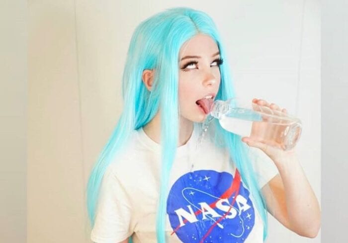 Belle Delphine Cold Sore