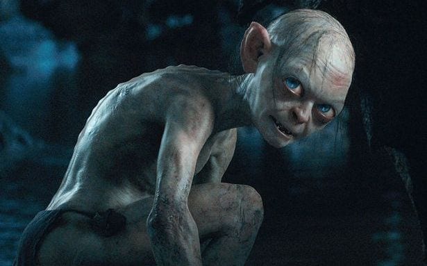 gollum in LOTR trilogy