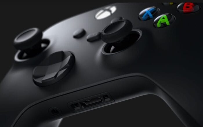 Xbox series x controller close up