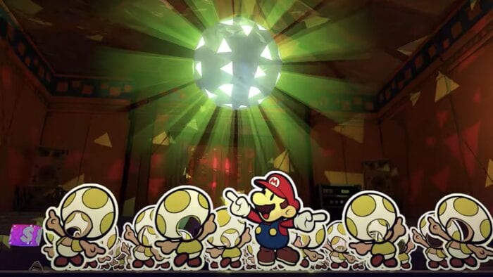 Mario and Toads dancing