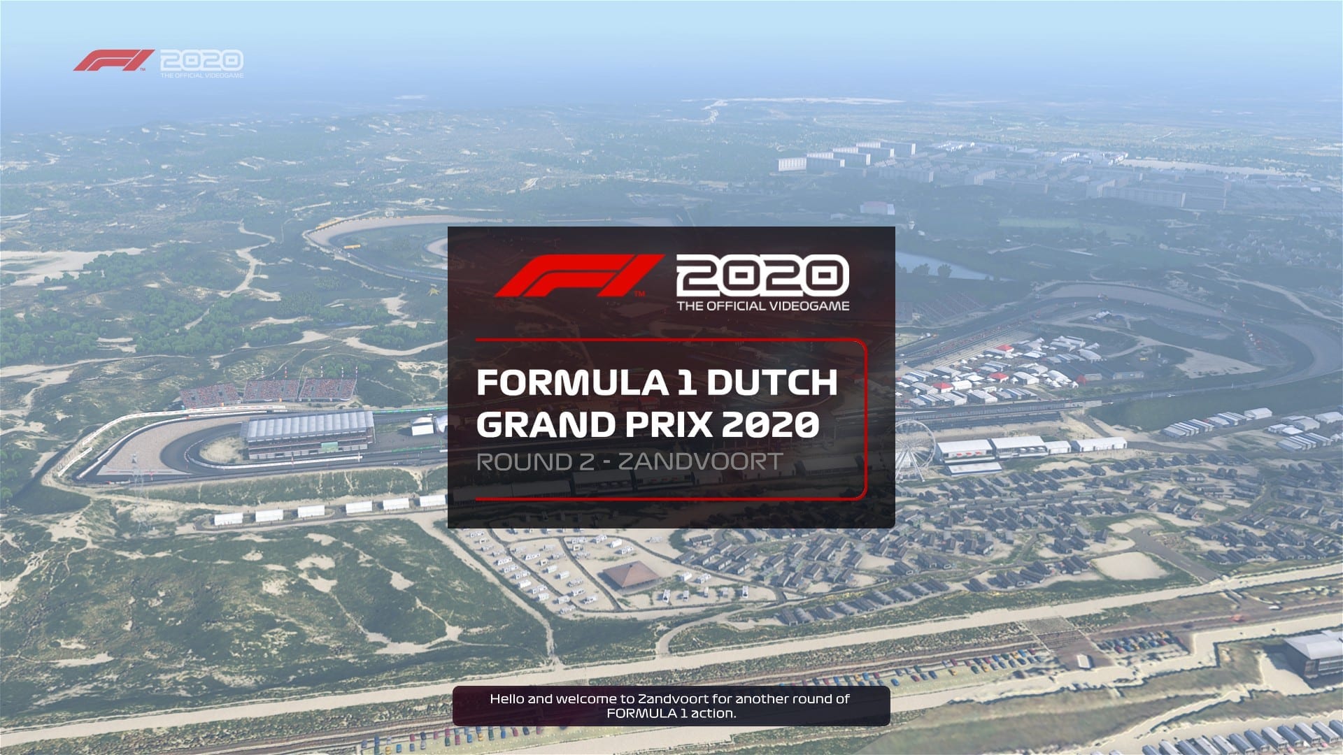 Zandvoort opening screen