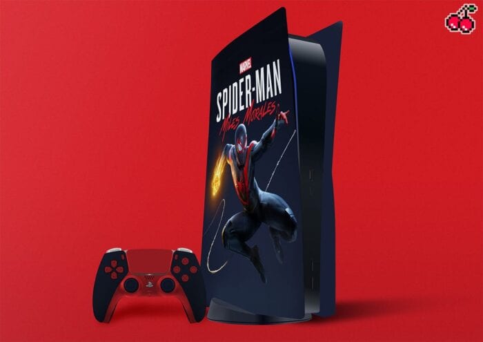 PS5 miles morales console mock up