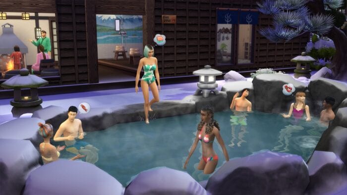 Screenshot from Sims Snowy Escape