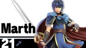 Marth Smash Bros. fighter card