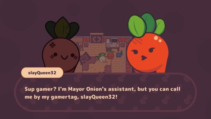 Screenshot fromTurnip Boy Commits Tax Evasion