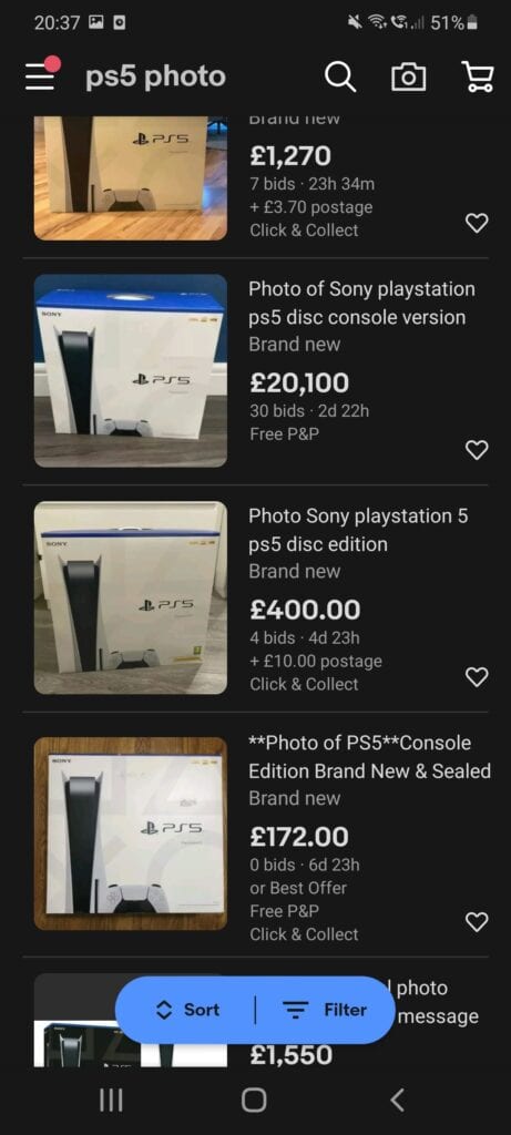 SOLD - Ps5 used like new