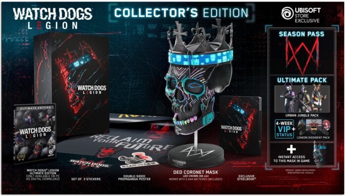 image of watch dogs legion collector's edition 