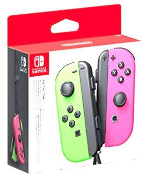 neon joycon controllers