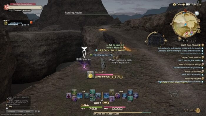 Fan creates a Final Fantasy XIV UI in Final Fantasy XI