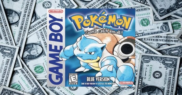 pokemon blue money
