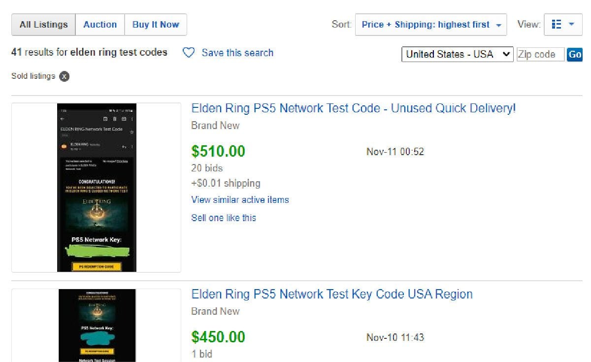 Gamers Are Spending Hundreds On Elden Ring Beta Test Keys