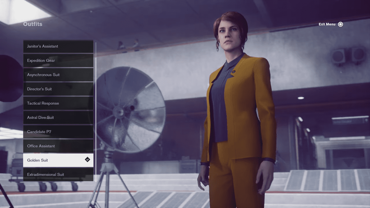 control golden suit