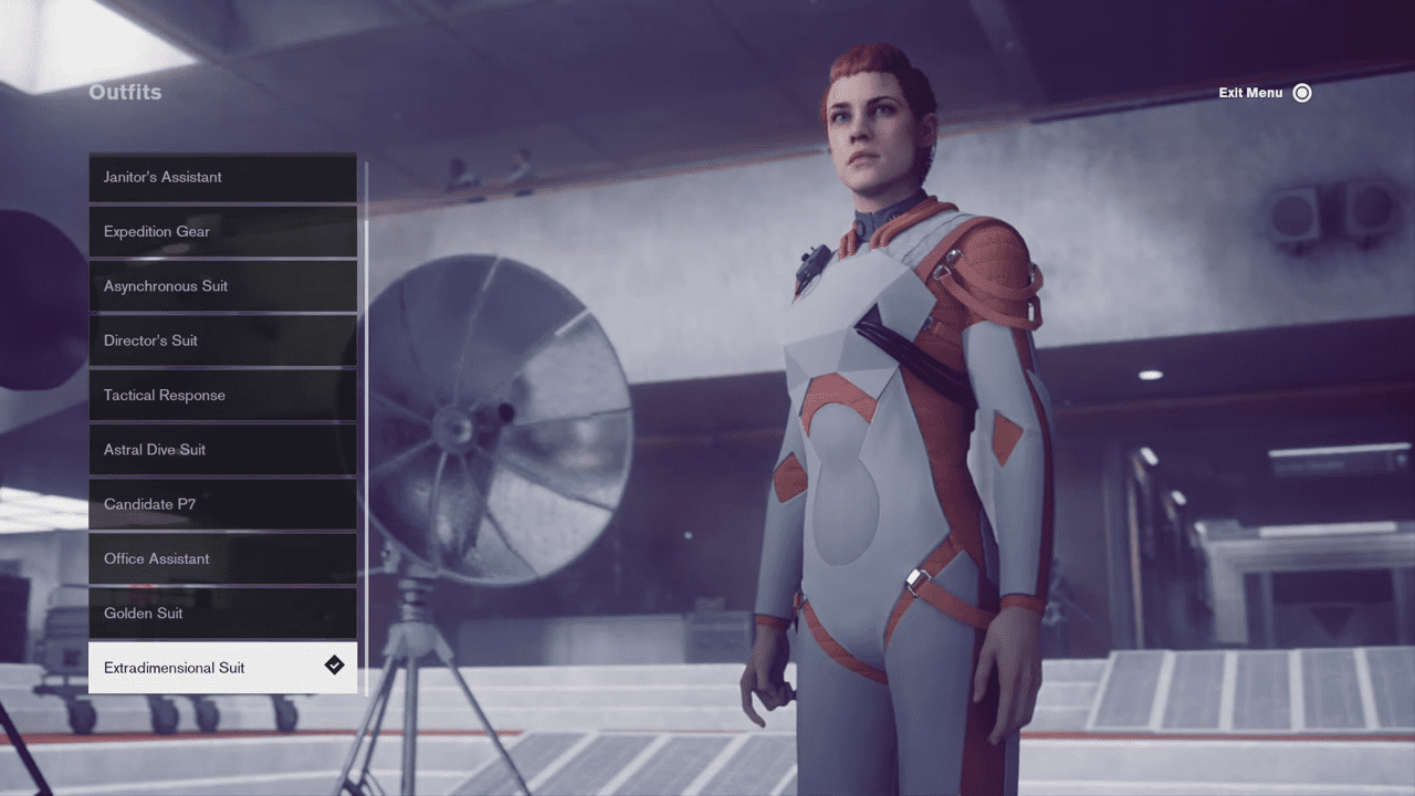 control extradimensional suit