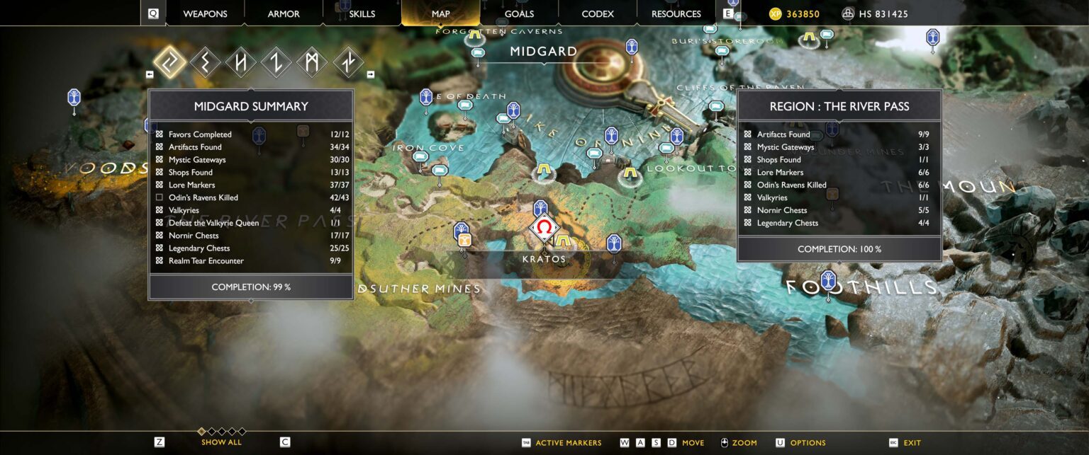 God Of War Guide All Horn of Blood Mead Locations