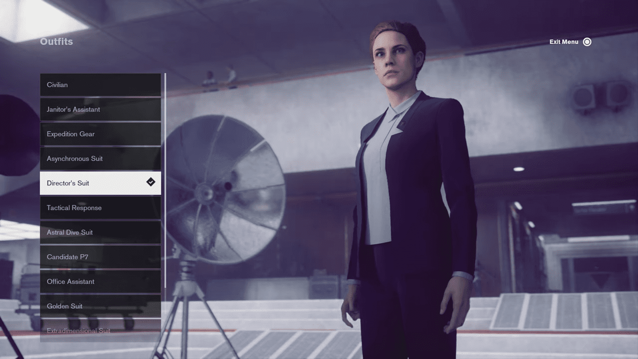 control director's suit