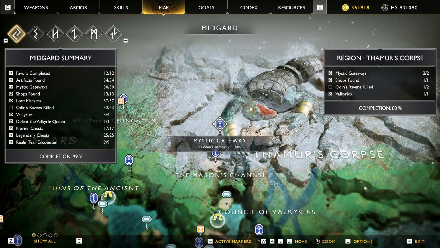 God Of War Guide: How To Find All Valkyrie Locations