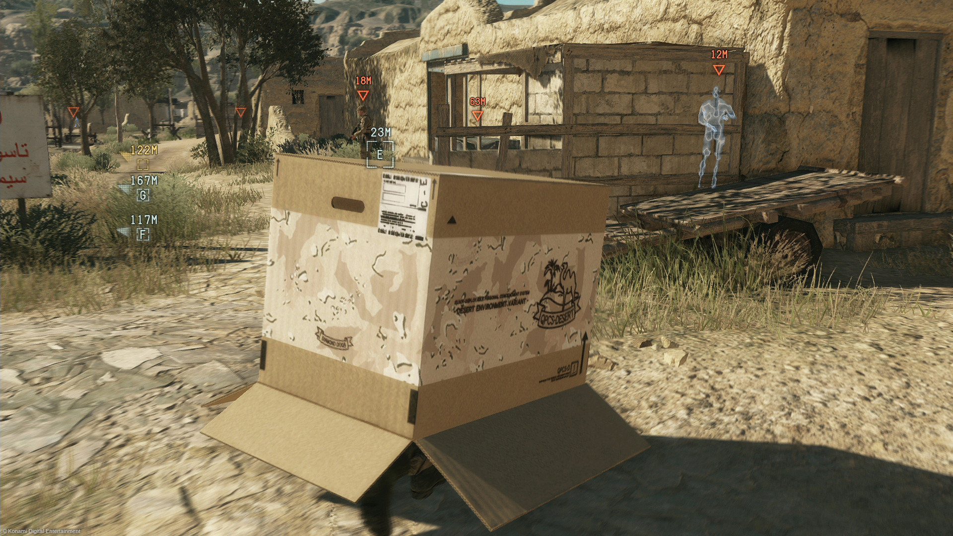 metal gear solid cardboard box