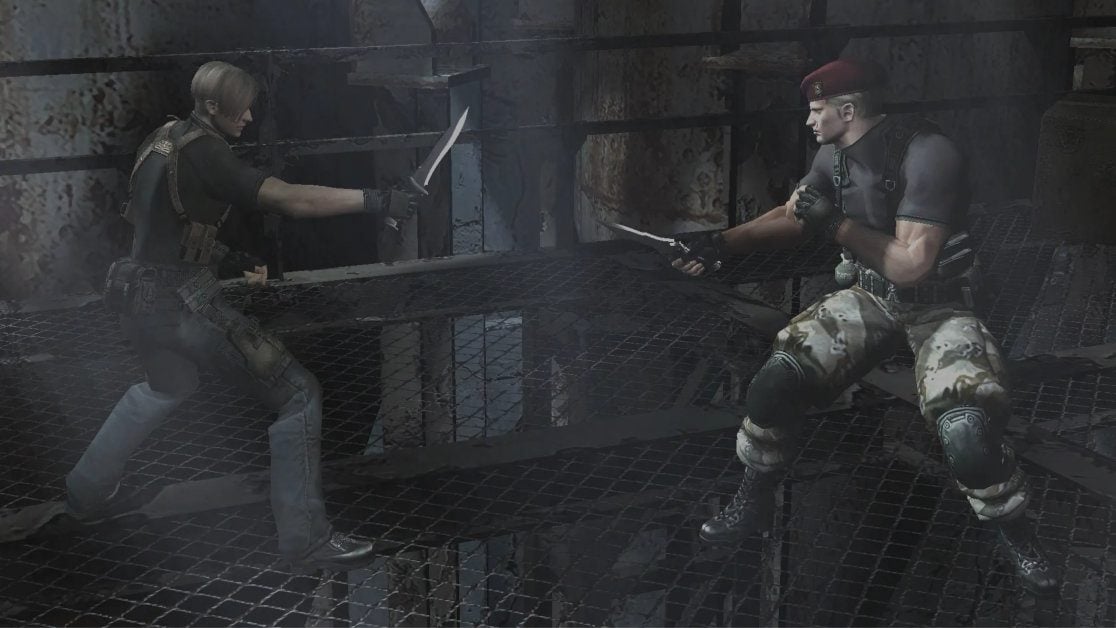 RE4 leon and krauser