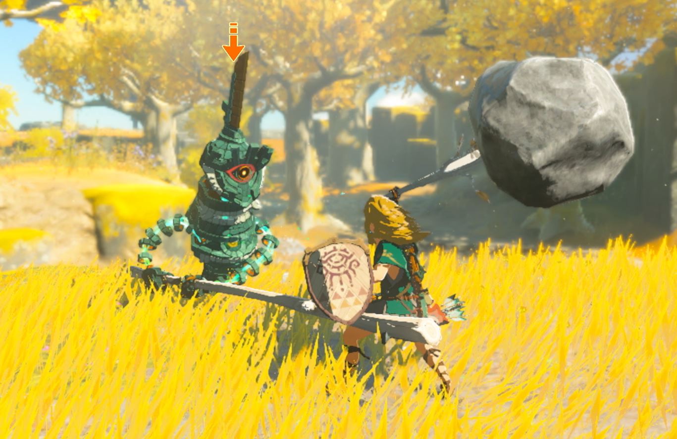 Gameplay from The Legend of Zelda Tears of the Kingdom